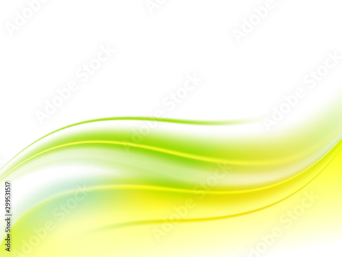 Abstract background with glossy waves.
