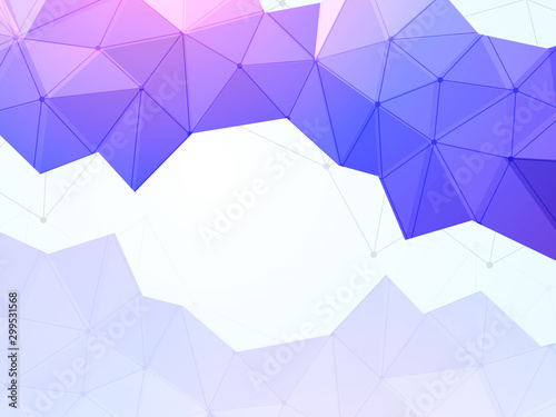 Abstract background with low poly shapes.