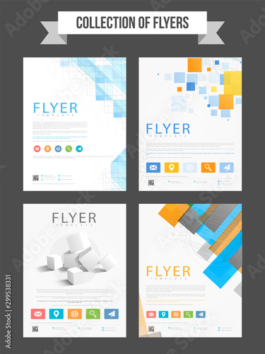 Professional Business flyers collection.