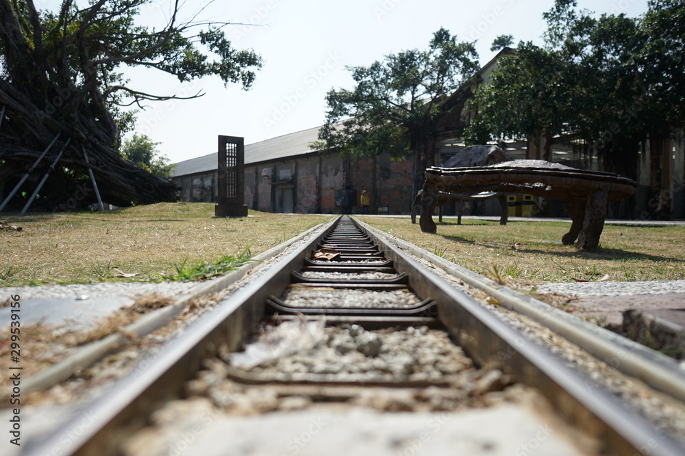 Fototapeta premium Railway @ Pier 2 Kaohsiung