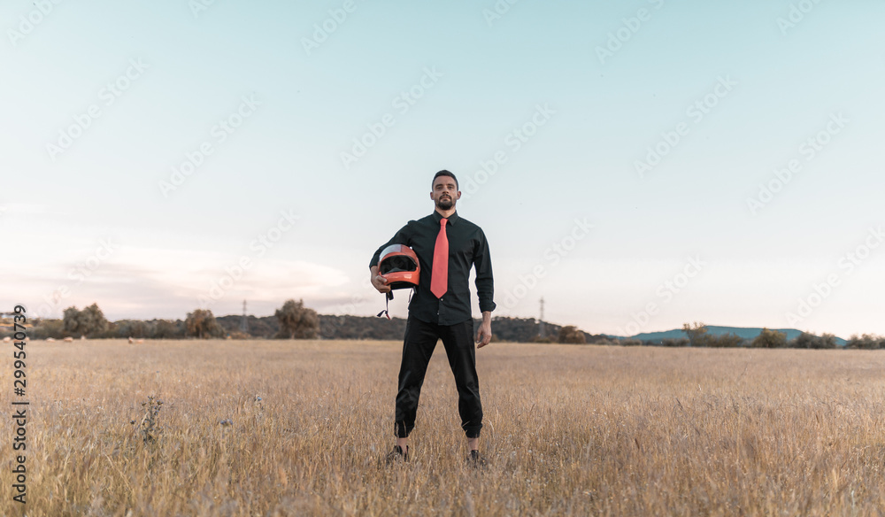 business executive man in black suit and red tie business executive man in black suit and red tie