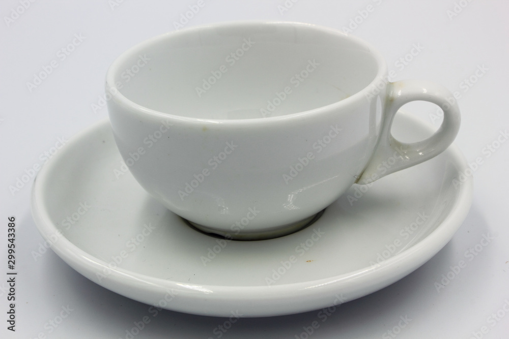 cup and saucer isolated on white background cup and saucer isolated on white background
