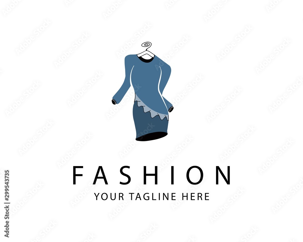 Obraz premium Woman Fashion Logo template