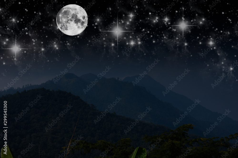 Mountain and the stars Mountain and the stars