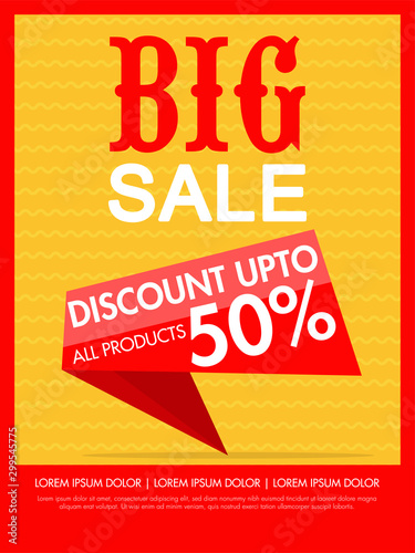 Wallpaper Mural Big Sale poster, banner or flyer design. Torontodigital.ca