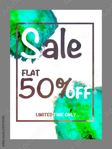 Limited Time Sale poster, banner or flyer.