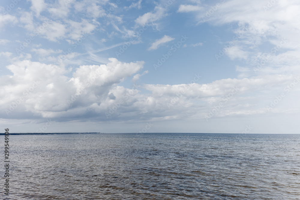 Fototapeta premium Calm and blue Baltic sea.