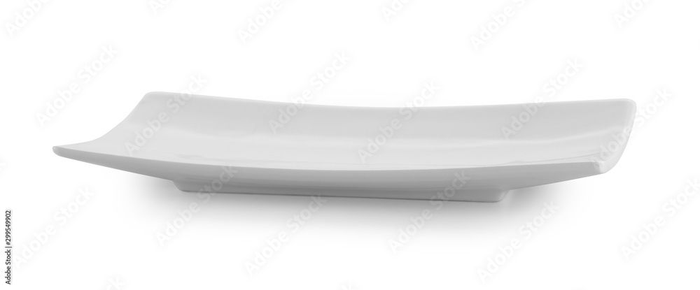 empty plate isolated on white background empty plate isolated on white background
