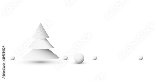 sfondo, elegante, natale, 3d, fiocchi di neve,