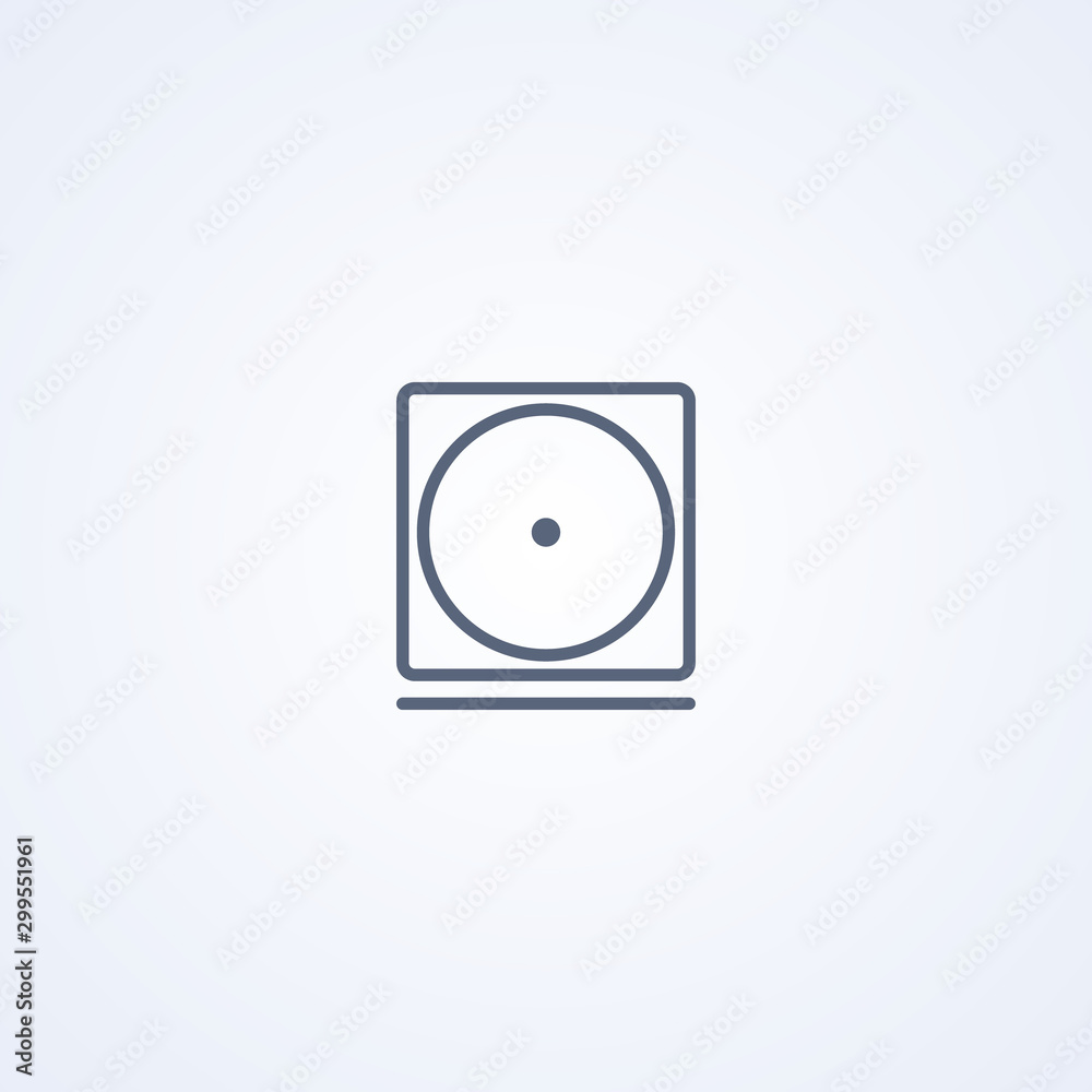 Gentle spin and low temperature drying, vector best gray line icon Gentle spin and low temperature drying, vector best gray line icon