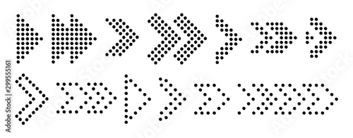 Arrow pointer icon. Arrow vector icon pointer set. Arrow vector next pointer