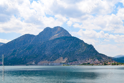 Egirdir lake and mountain, Isparta province, Turkey © Dr_Microbe