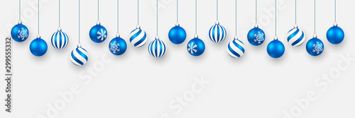 Christmas ball. Xmas ball on white background. Holiday decoration template. Vector illustration