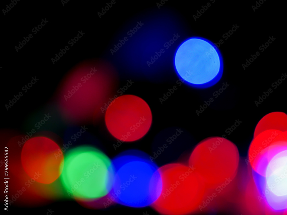 The bokeh blur background image from a blurred light.