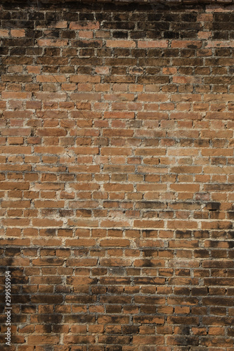 Brick wall pattern.