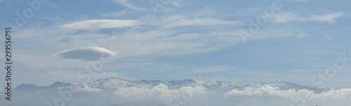 clouds of various types and shapes around Sierra Nevada on an autumn morning © Miguel Ángel RM
