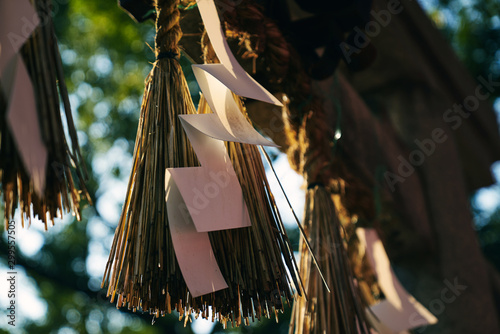 神社の結界 紙垂 photo