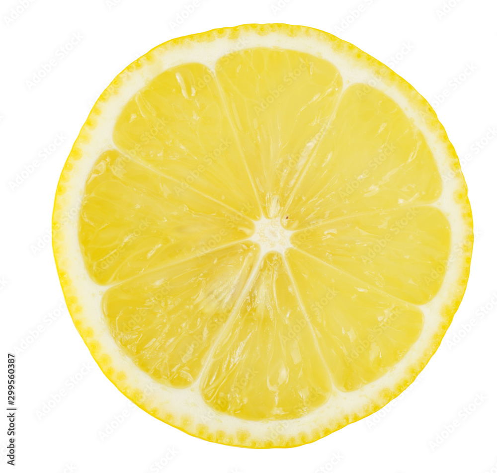 Slice of fresh half lemon isolated on white background. Slice of fresh half lemon isolated on white background.