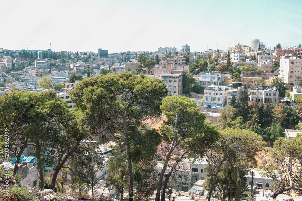 Views of downtown Amman from the Citadel Jordan