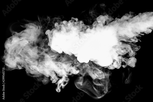Smoke black and white & for background