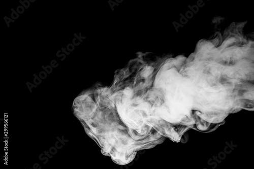 Smoke black and white & for background