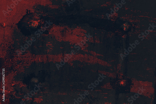 Abstract gritty background - dark, dim, murky and gloom texture - negative, spooky and mysterious style