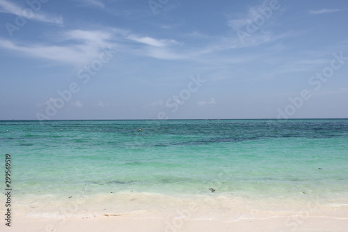 tropical beach and sea