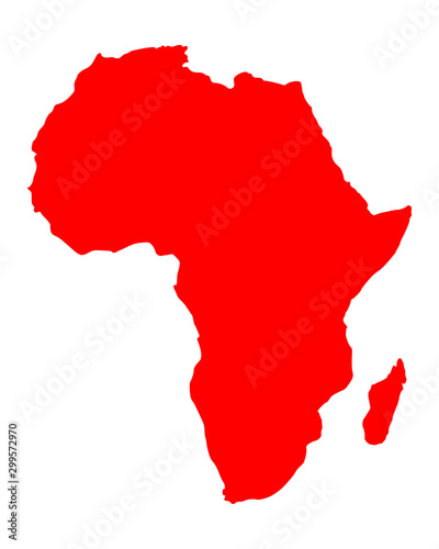 Karte von Afrika