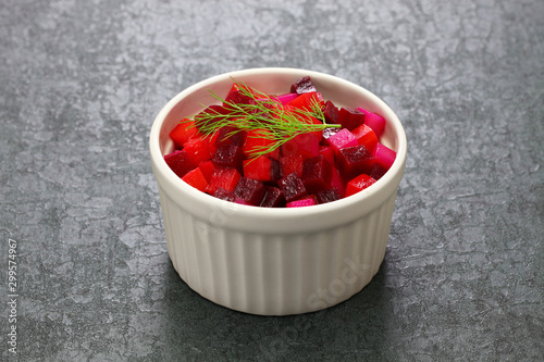punajuurisalaatti, finnish christmas beetroot salad photo