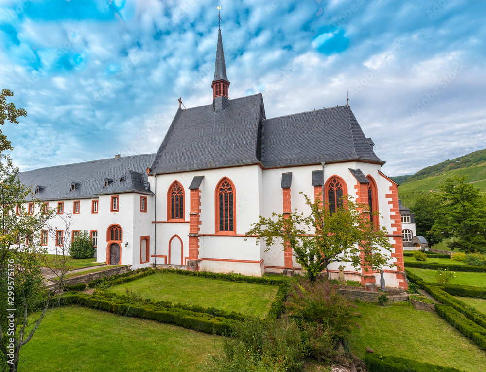 St. Nicholas Hospital - Cusanusstift monastery, Bernkastel-Kues, Mosel river, Rhineland-Palatinate, Germany, Europe