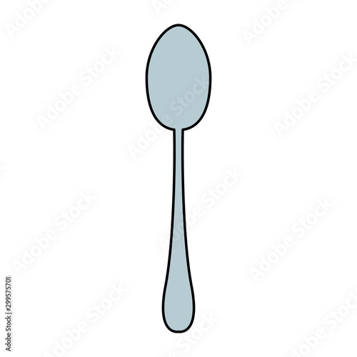 spoon icon, kitchen utensils design