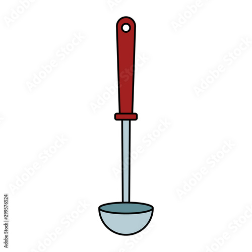 ladle icon, kitchen utensils design