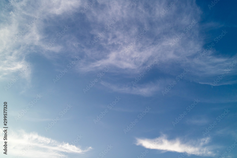 blue sky with clouds background