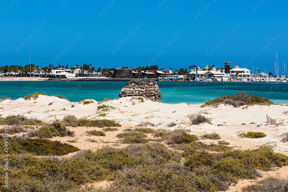 Caleta de Fuste. A resort town on Fuerteventura, one of Spain’s Canary Islands
