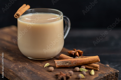 Masala spiced tea is a traditional Indian drink.