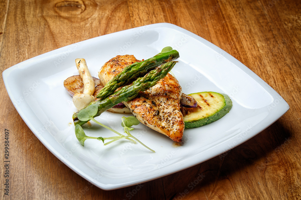 diet food, fitness style diet, healthy food, a piece of chicken, presentation and serving, rustic style, vegetables for meat, healthy food, diet product, protein, a dish in a plate, menu diet food, fitness style diet, healthy food, a piece of chicken, presentation and serving, rustic style, vegetables for meat, healthy food, diet product, protein, a dish in a plate, menu
