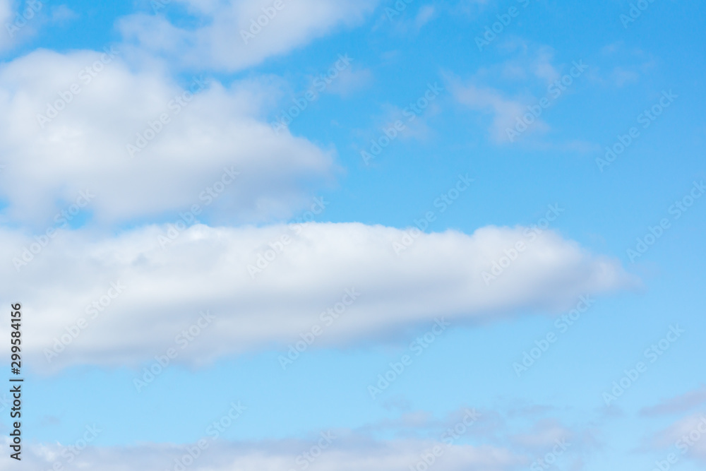 Fototapeta premium blue sky with light white clouds