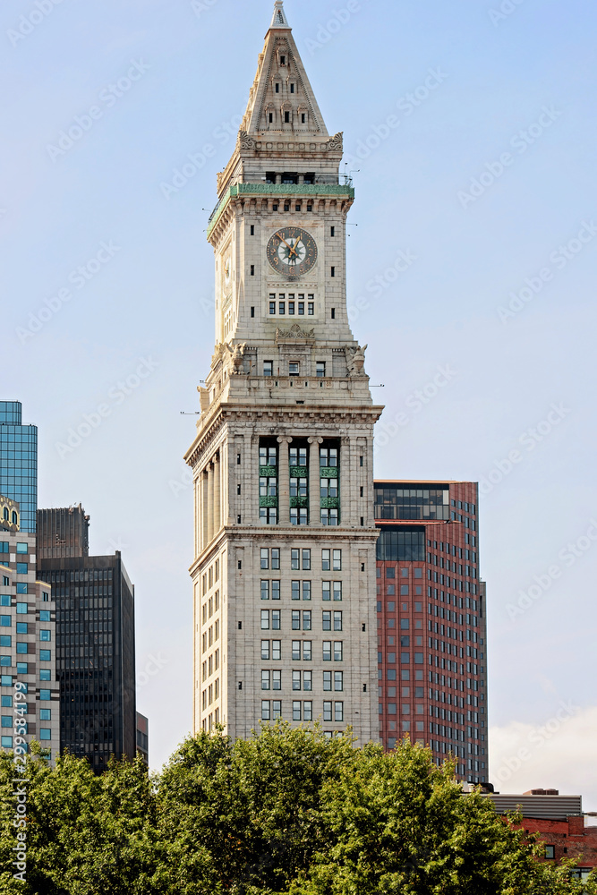 Custom House tower in Boston