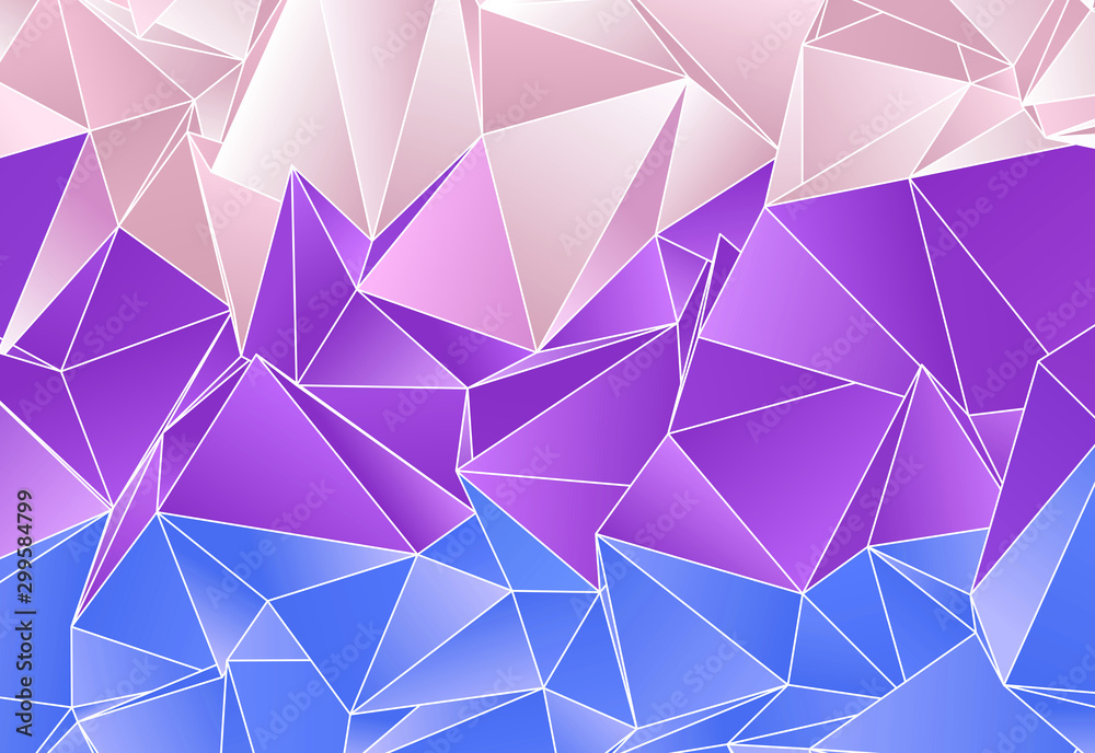 Obraz premium Abstract Low-Poly background. triangulated texture. Design 3d. Polygonal geometrical pattern. Triangular modern style