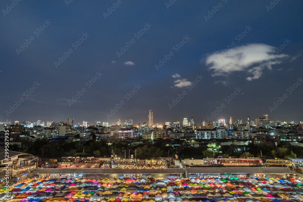 Obraz premium city at night
