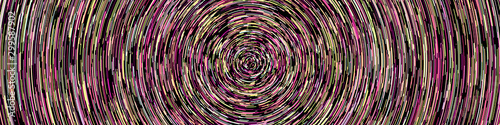 Colorful Universe Circular Distribution Computational Generative Art background illustration