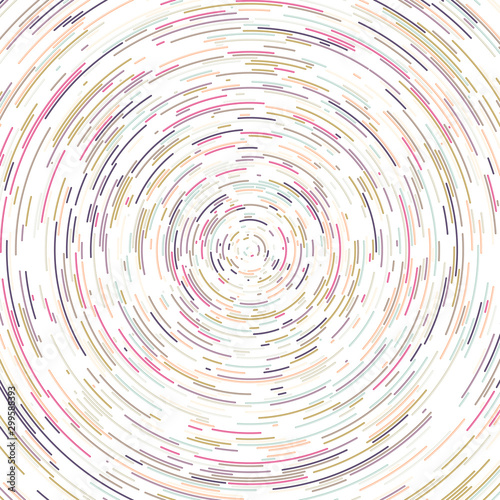 Colorful Universe Circular Distribution Computational Generative Art background illustration