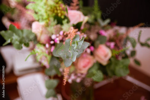 Fototapeta Naklejka Na Ścianę i Meble -  Flower arrangement at a wedding