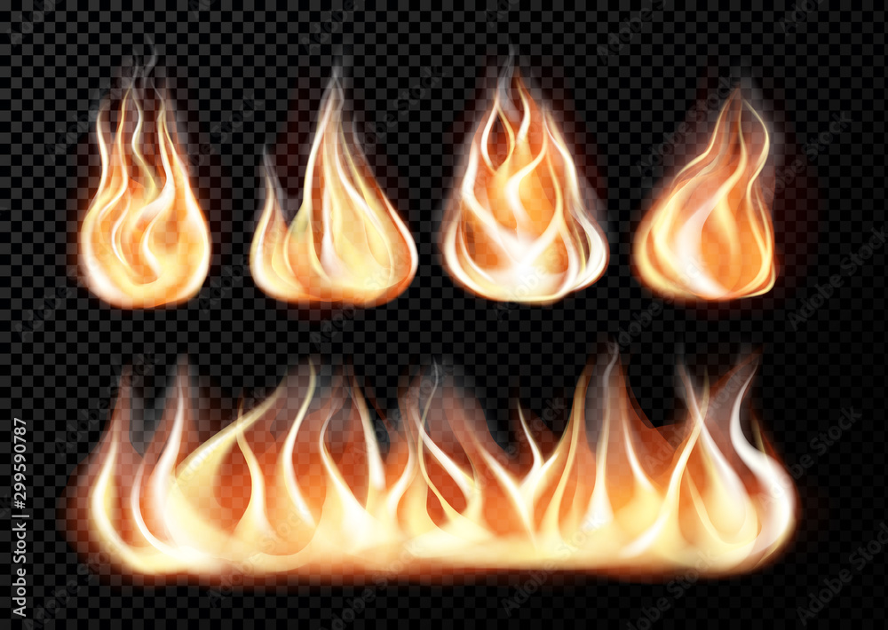 Realistic fire flames Realistic fire flames