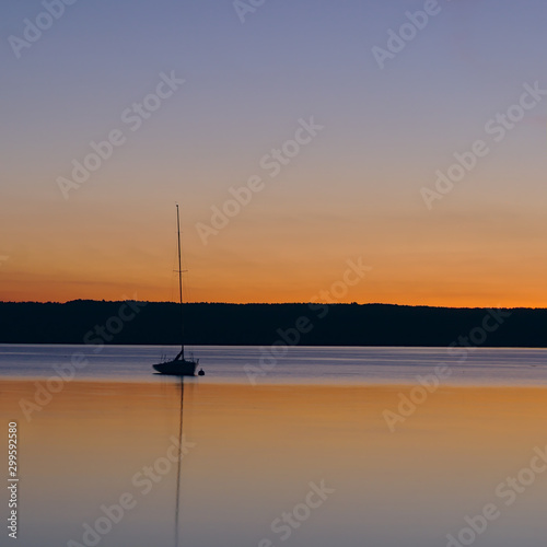 Sunset over Lake Ammer