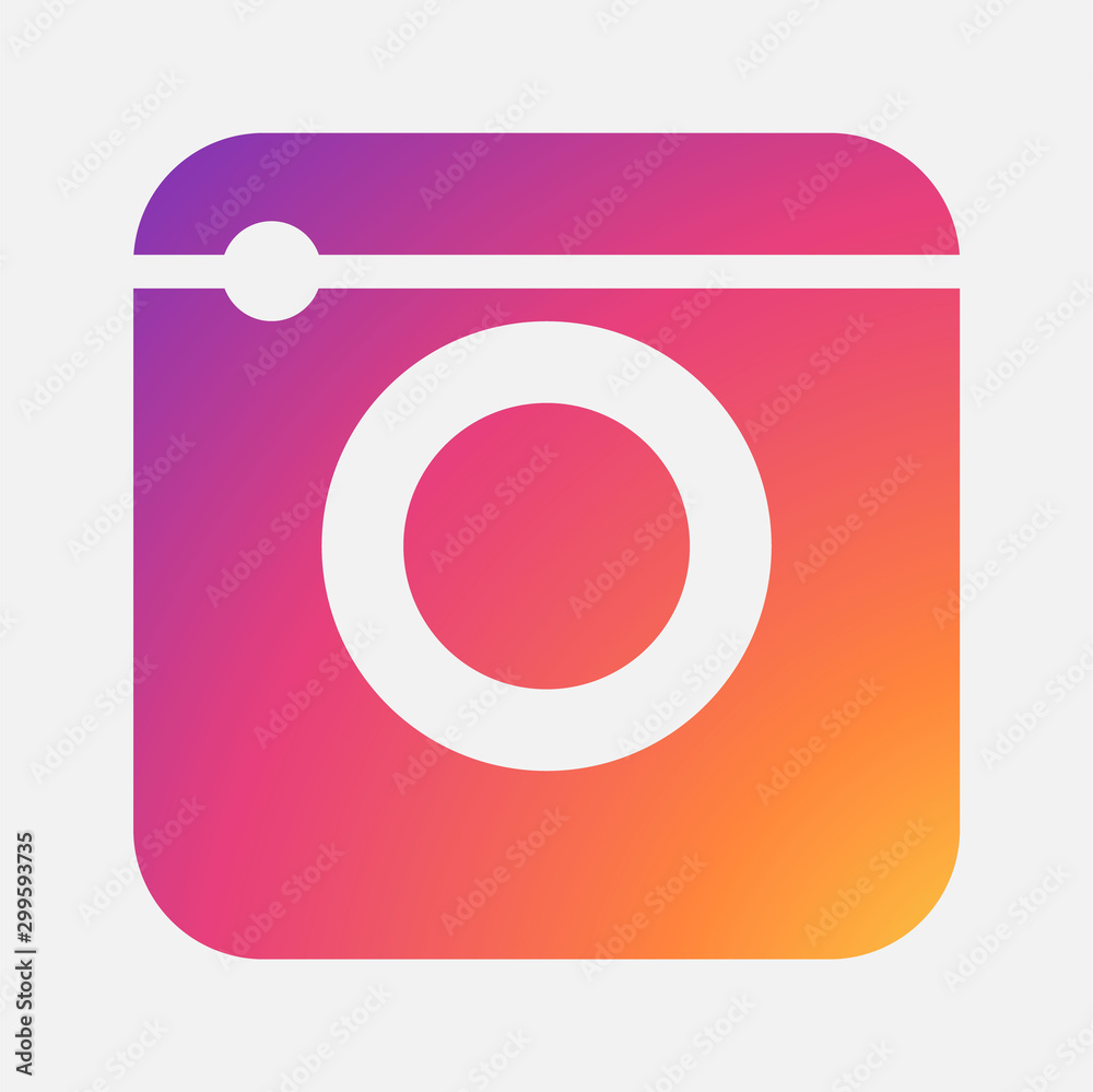 Photo camera icon in flat design on white background. Eps10 Photo camera icon in flat design on white background. Eps10