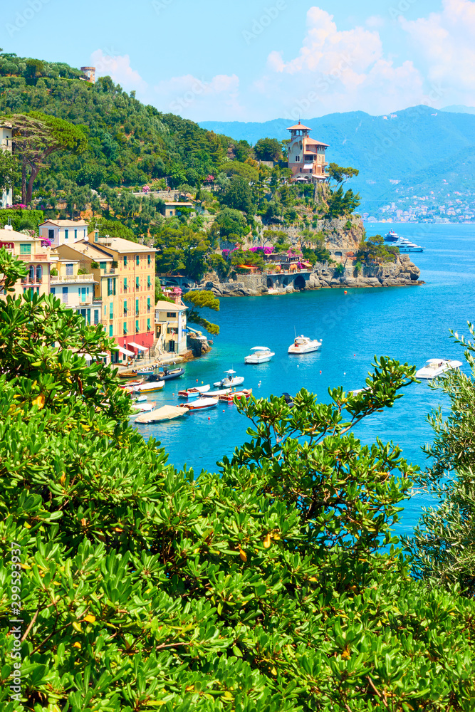 View of Portofino town