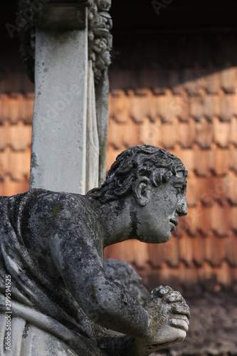 sculpture of angel
