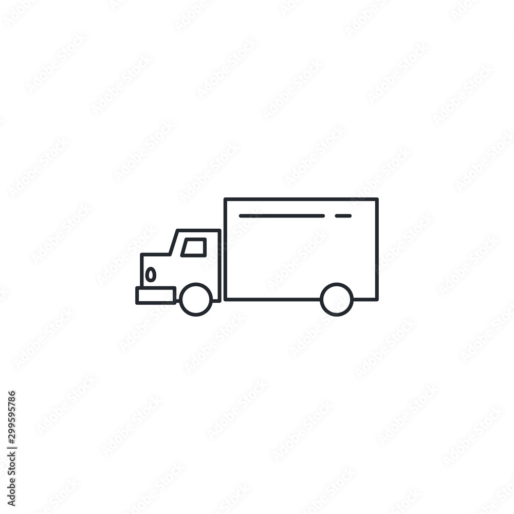 Isolated delivery truck icon vector design Isolated delivery truck icon vector design