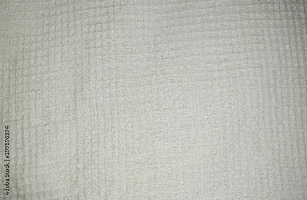 White waffle towel with led lamp on it. White waffle towel with led lamp on it.